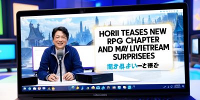 Horii Teases New RPG Chapter and May Livestream Surprises