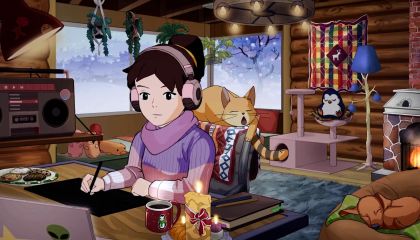 Comfy Girl: Lofi Companion Screenshot 1