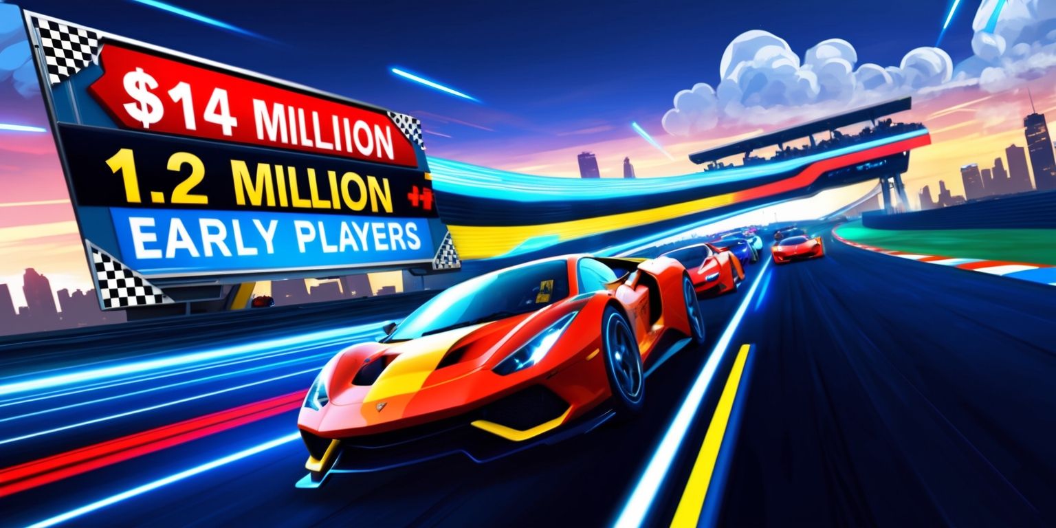 Racing Game Races Ahead with $144 Million Revenue and 1.2 Million Early Players