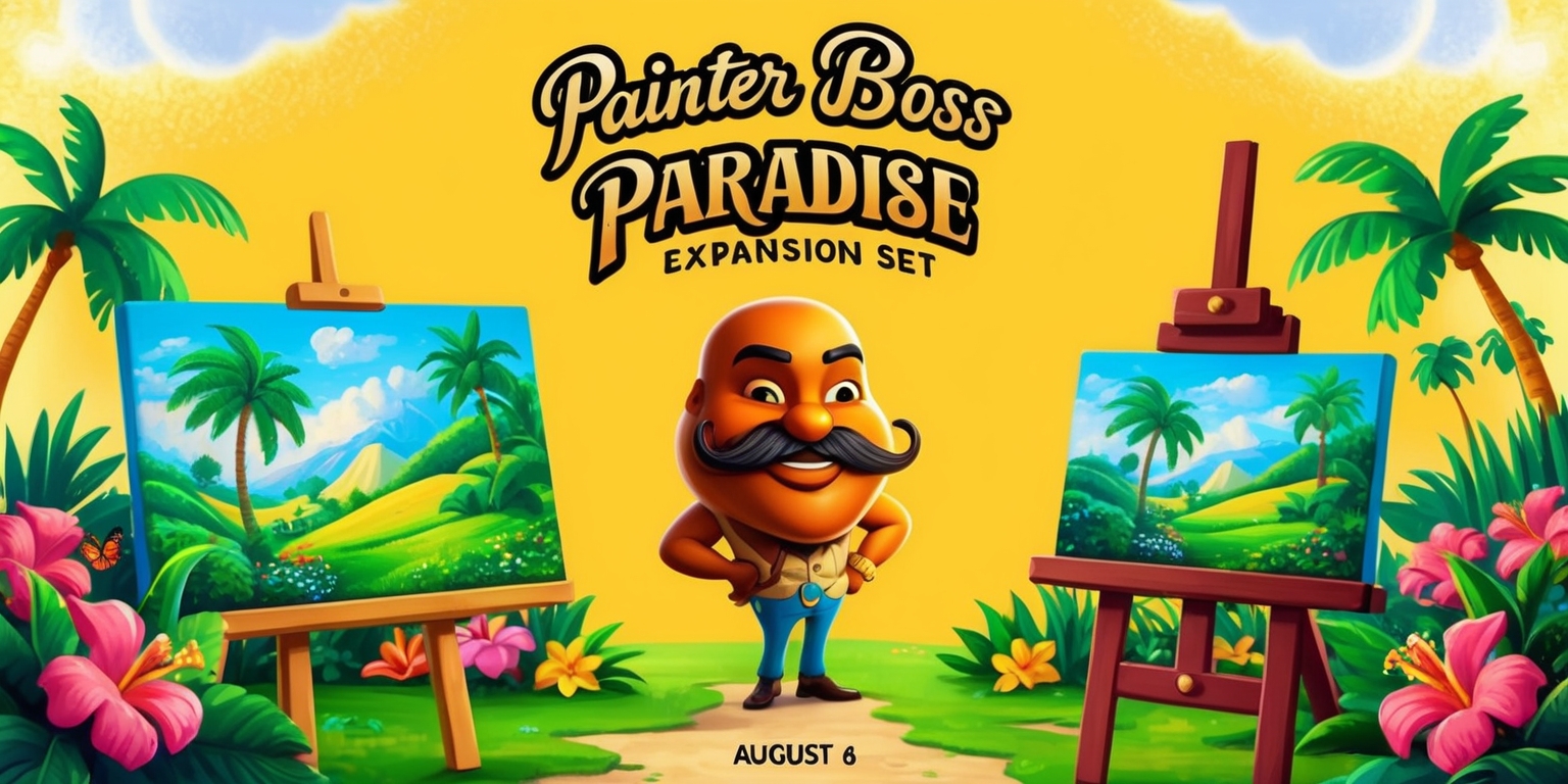 Classic Game Revitalized: Painter Boss Paradise Expansion Set for August 6
