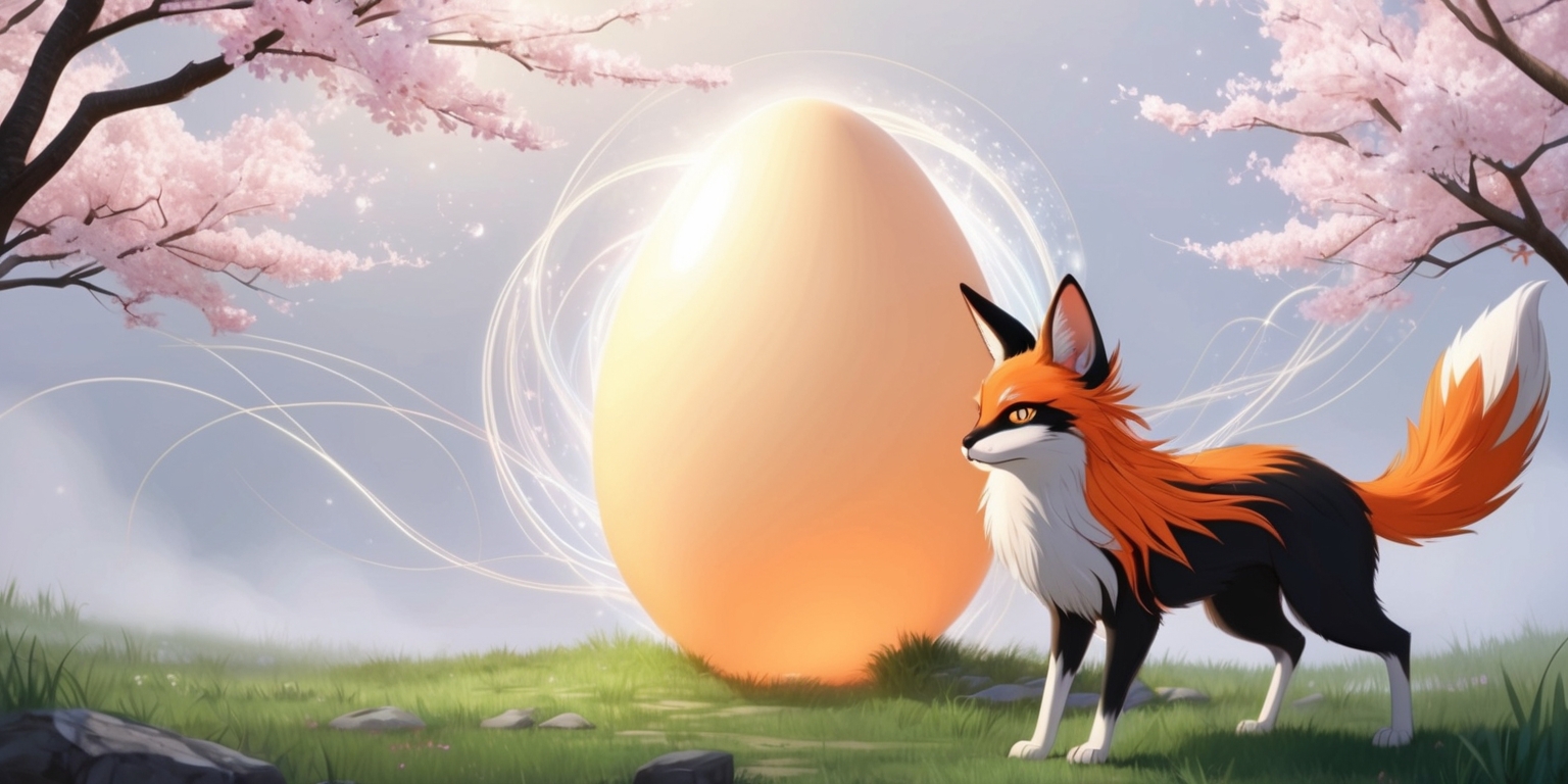 The Zen Egg Chronicles: A Journey to the Nine-Tailed Kitsune